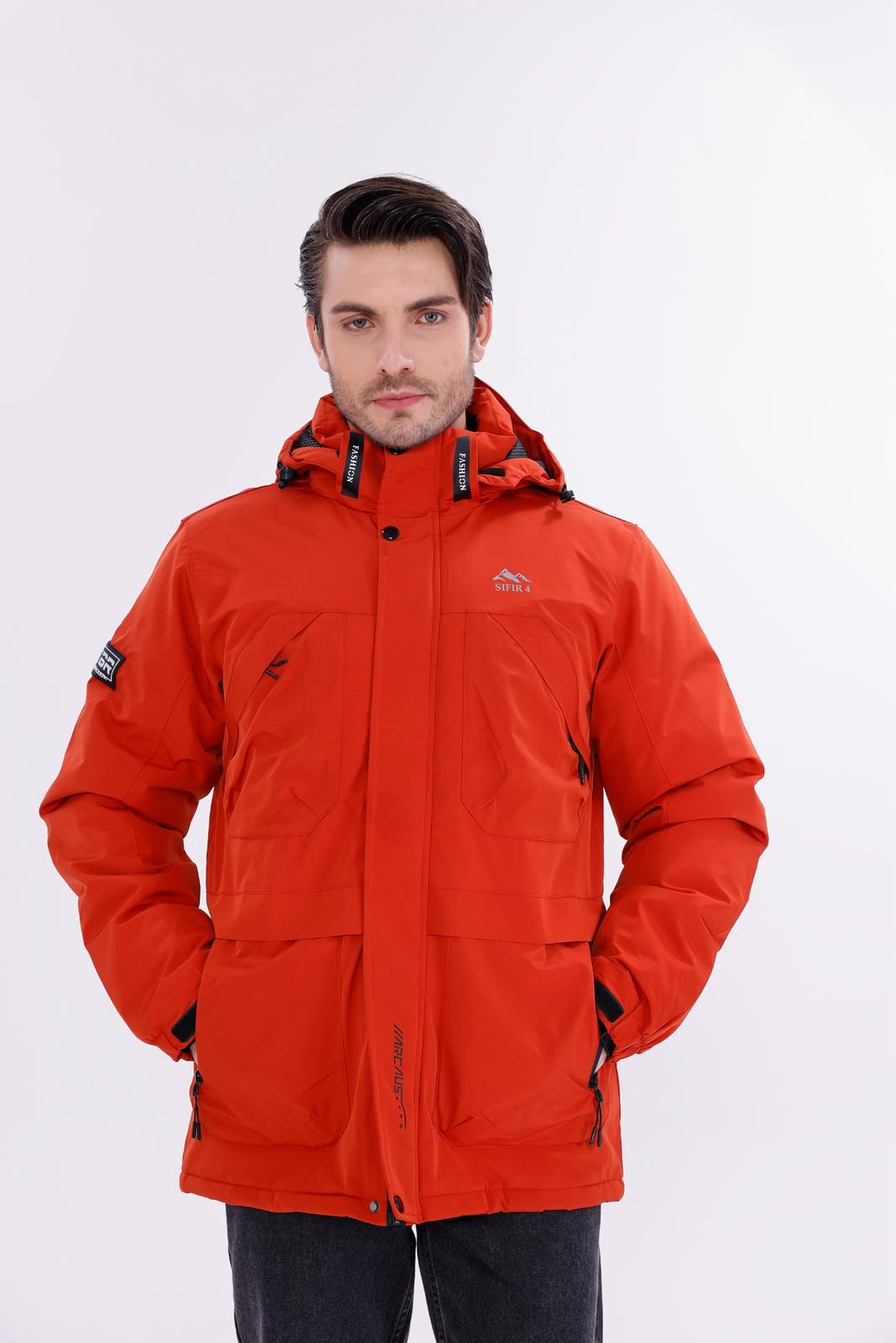 Kar Montu sıfır4 yagmur su ruzgar gecırmez içi Termal Turuncu