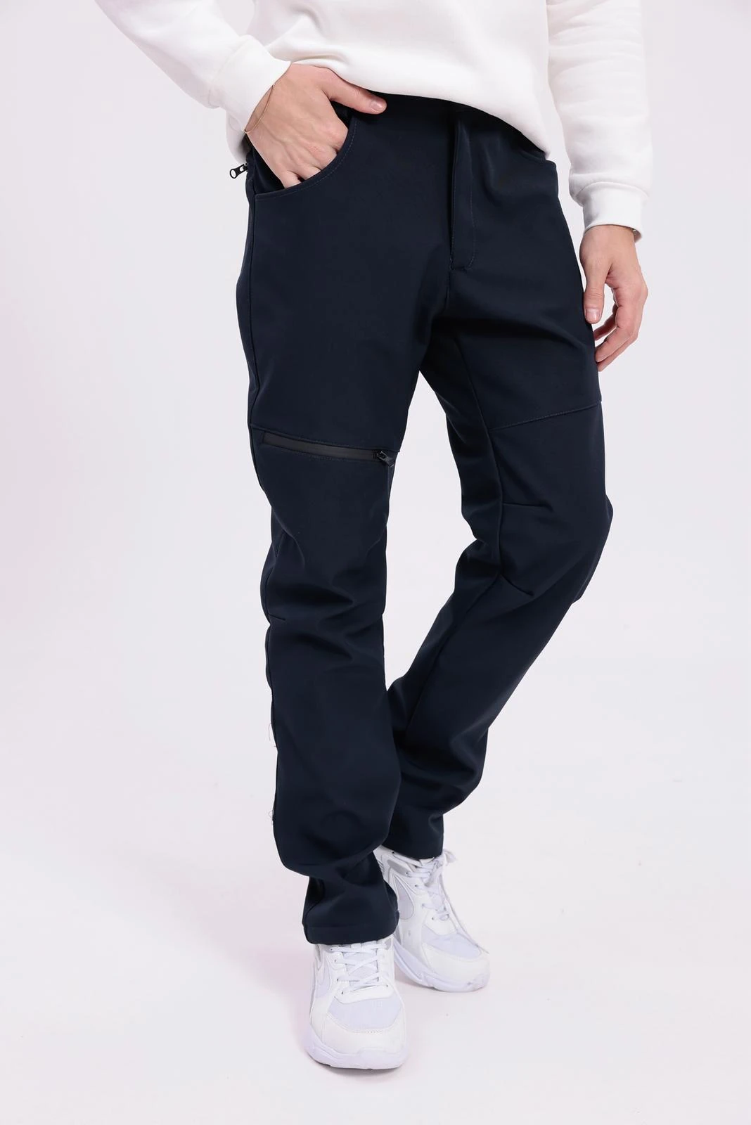 SIFIR4 İçi Polarlı Su Geçirmez Outdoor Kış Pantolonu lacivert