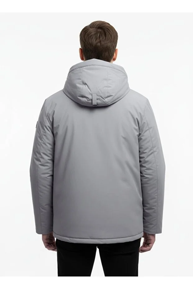 Dynamo Erkek Kapüşonlu Su İtici Rüzgar Geçirmez Kaz Tüyü Comfort Fit Mont