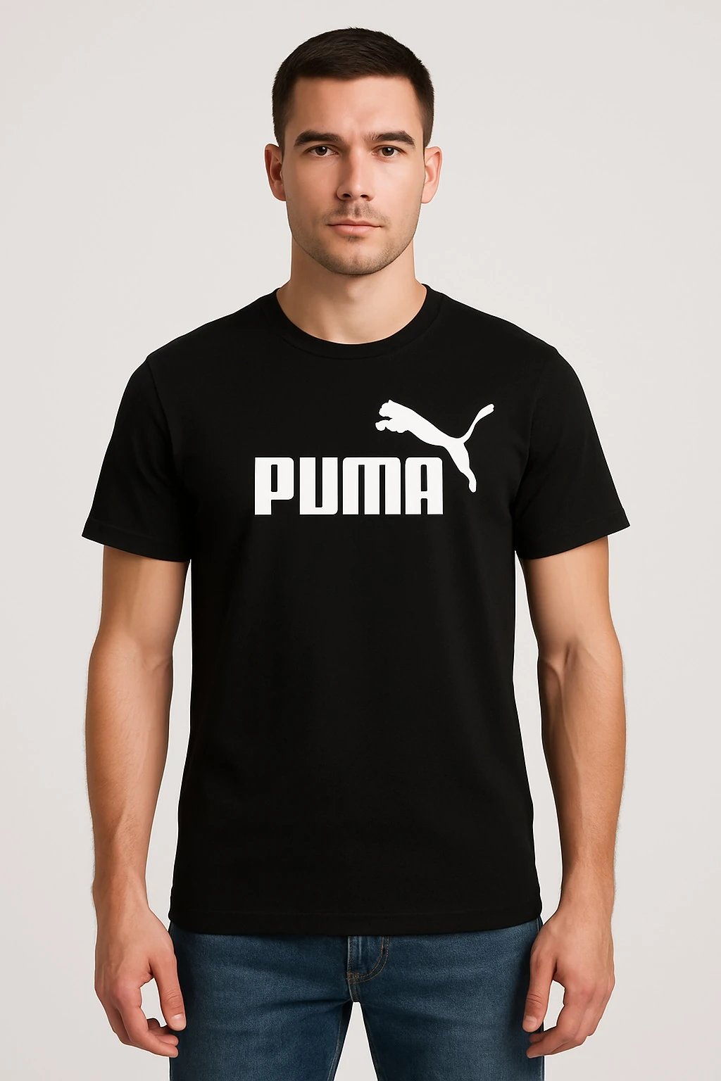 Puma Essential No.1 Erkek Siyah Günlük Stil T-Shirt 68253201