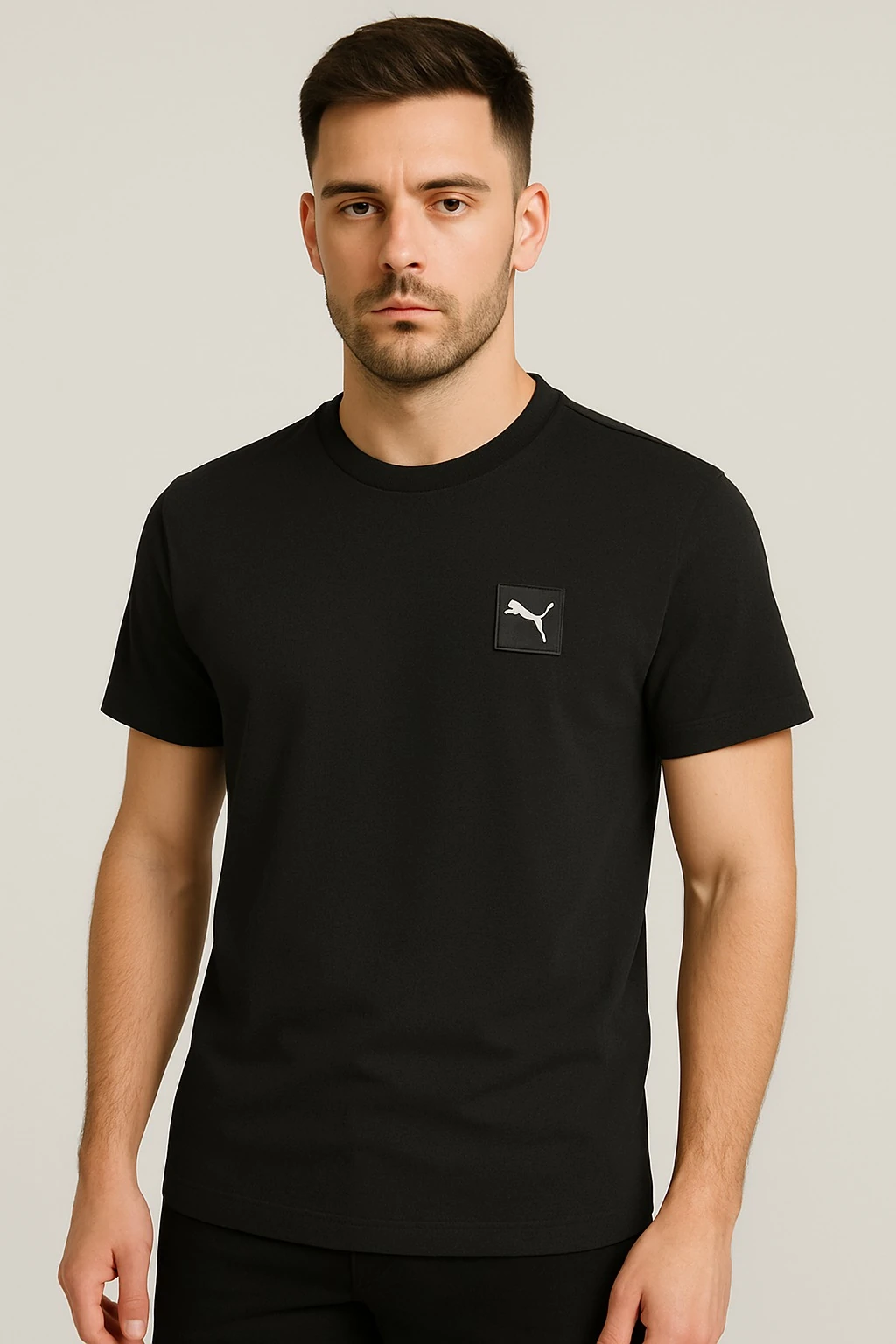 Ess Elevated Tee Erkek T-shirt Siyah